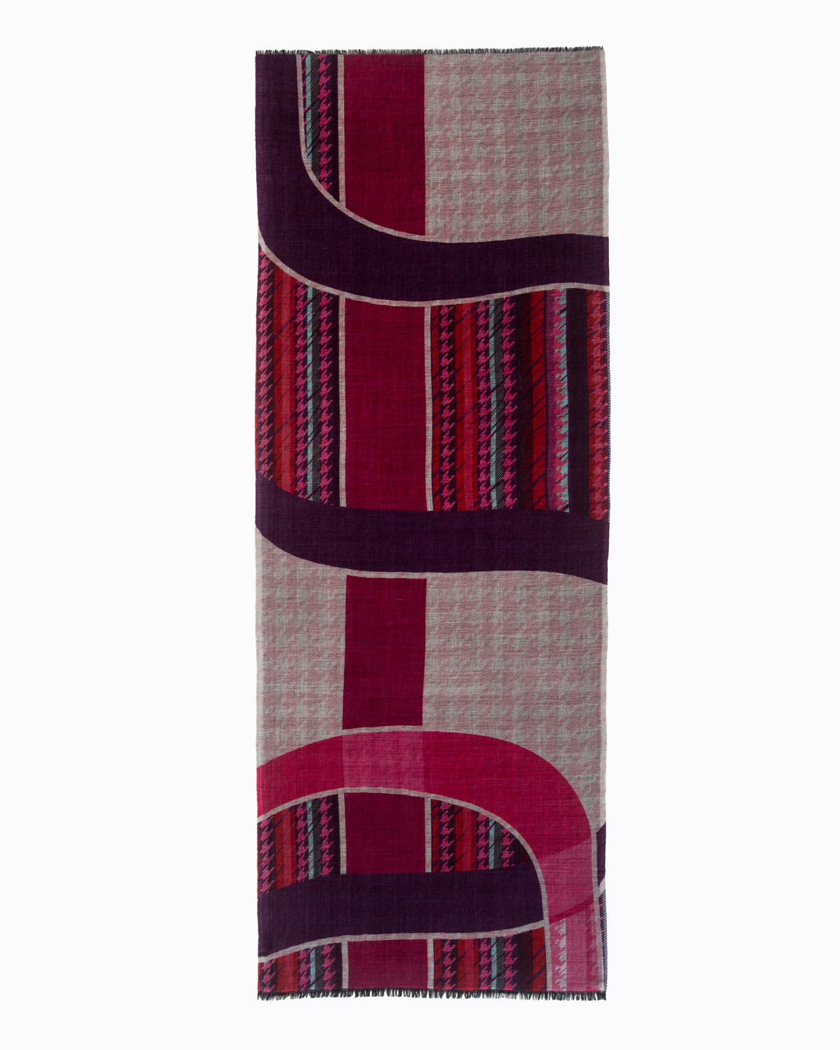 Agnes Maze Wool Scarf