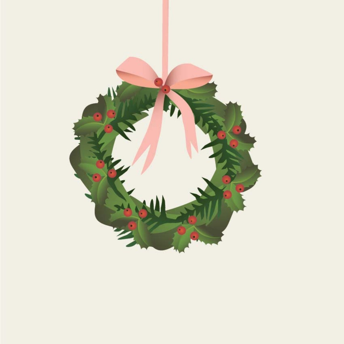 Christmas Wreath Card