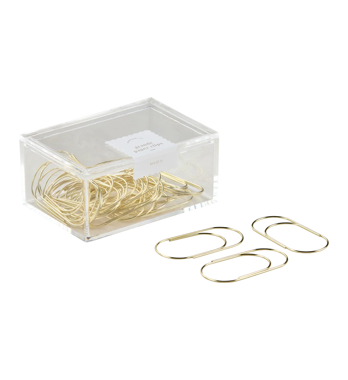 Paper Clips Grande Gold