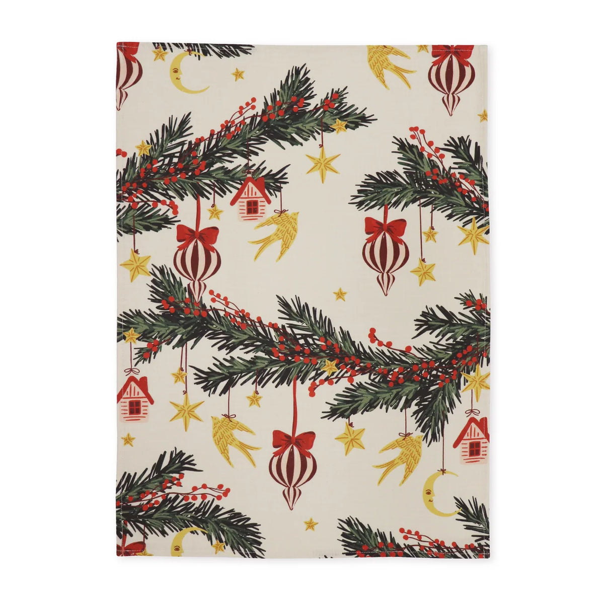Christmas Garland Tea Towel