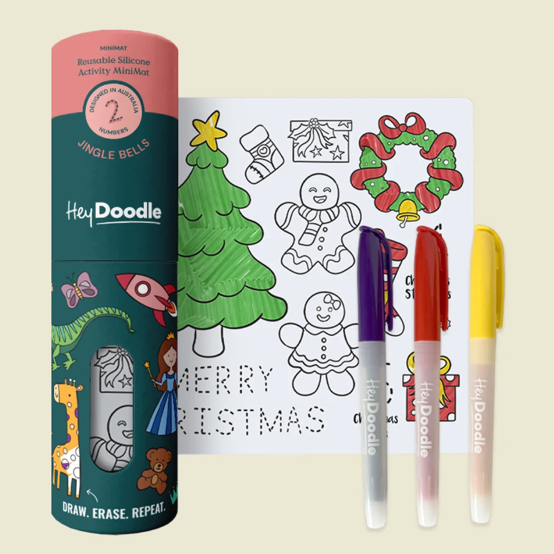 Jingle Bells Mini Colouring & Doodle Mat