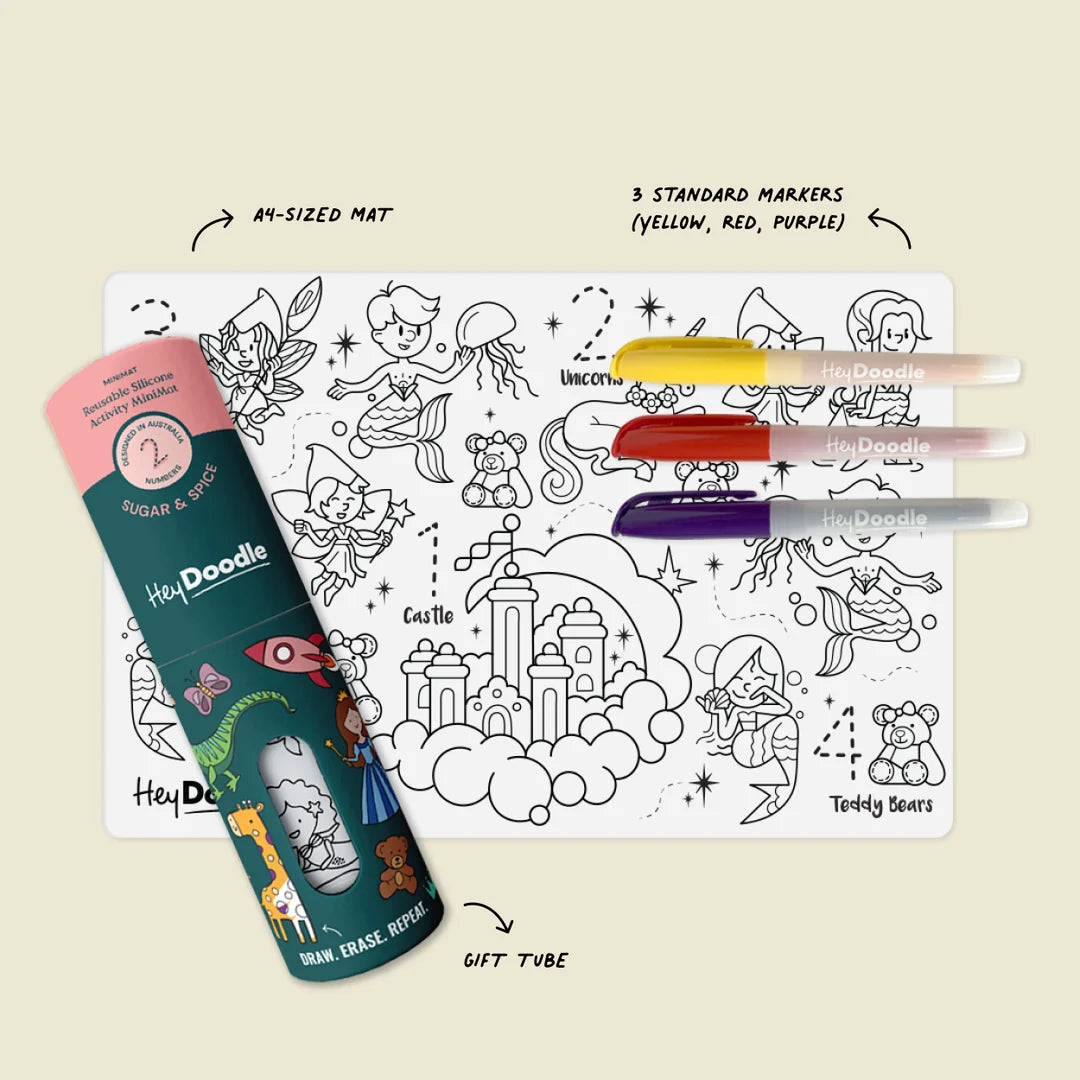 Sugar & Spice Mini Colouring & Doodle Mat