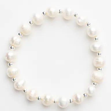 Jiji Pearl Bracelet Silver