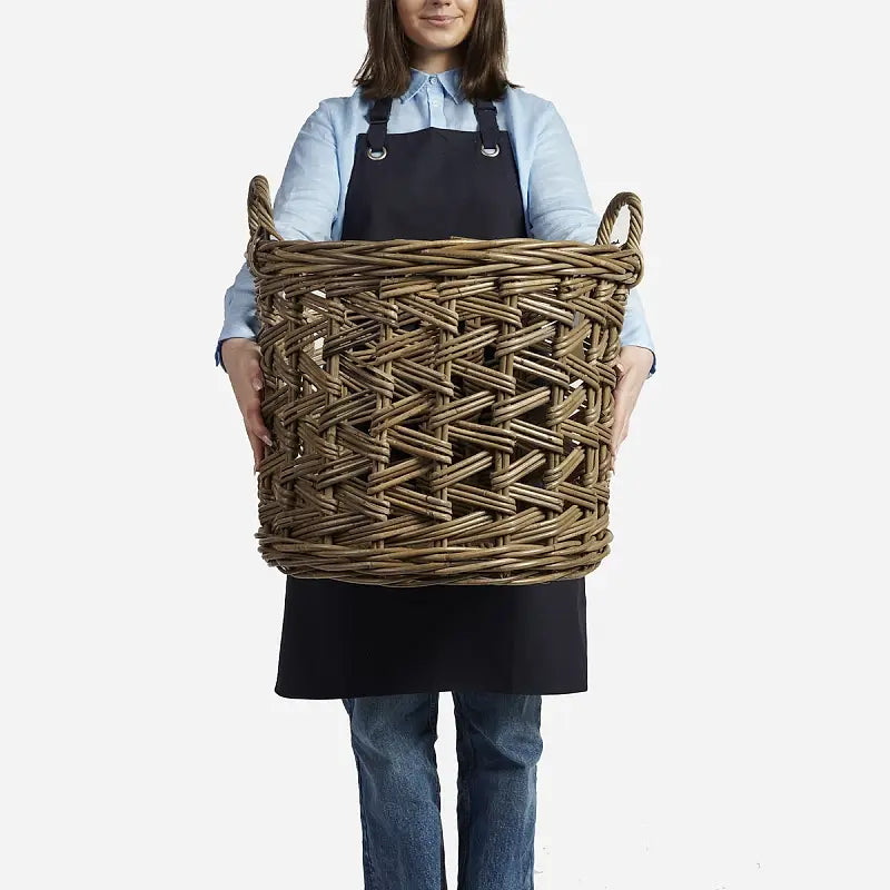 Lido Round Herringbone Basket