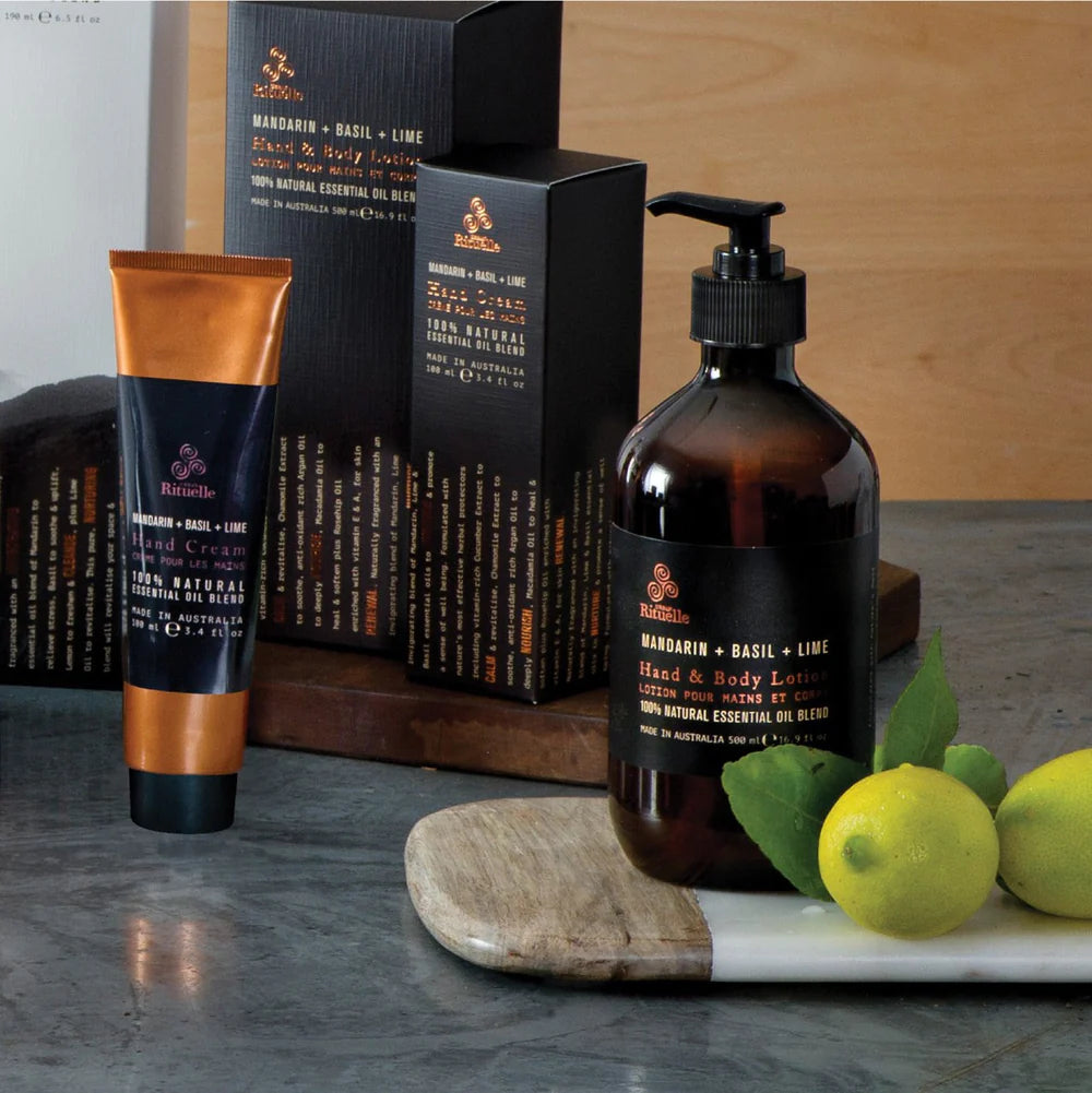 Mandarin + Basil + Lime Hand & Body Lotion