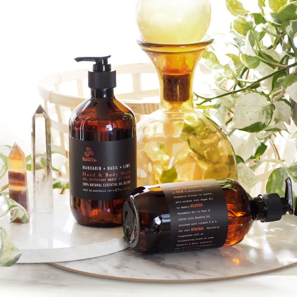 Mandarin + Basil + Lime Hand & Body Wash