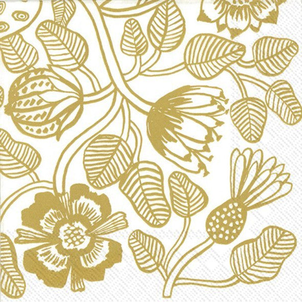 Marimekko Tiara Gold Luncheon Napkins