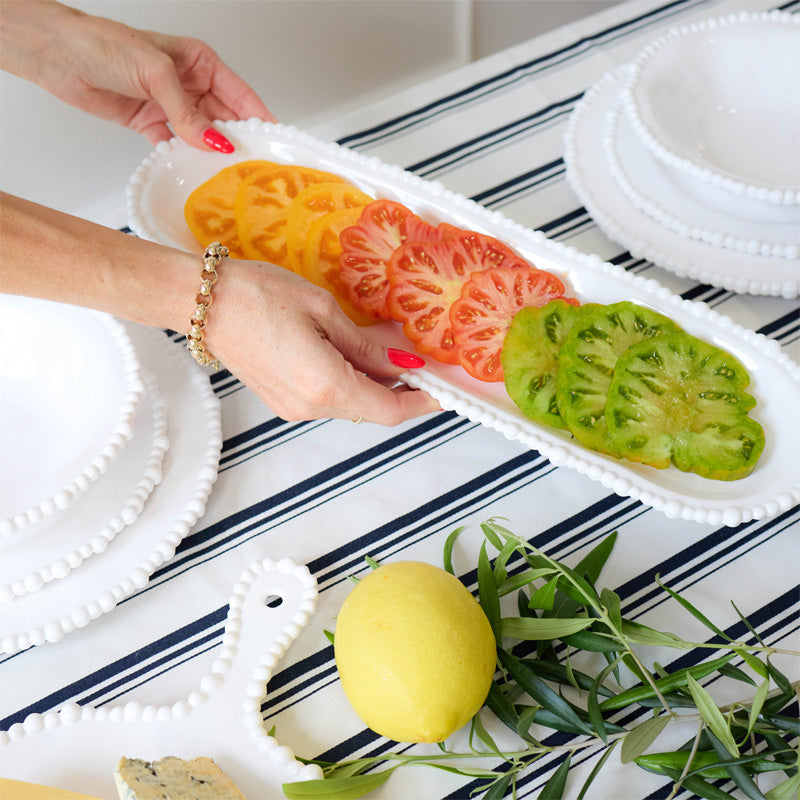 Melamine Pearl Platter 45cm