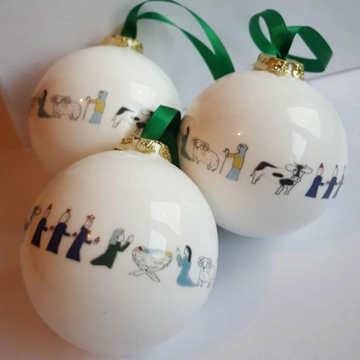 Nativity Fine Bone China Bauble