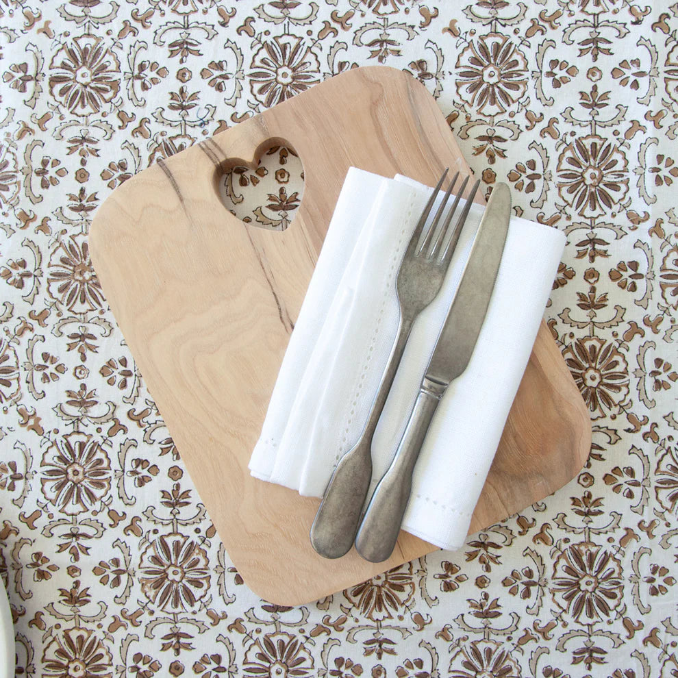 Oak Board With Heart Large