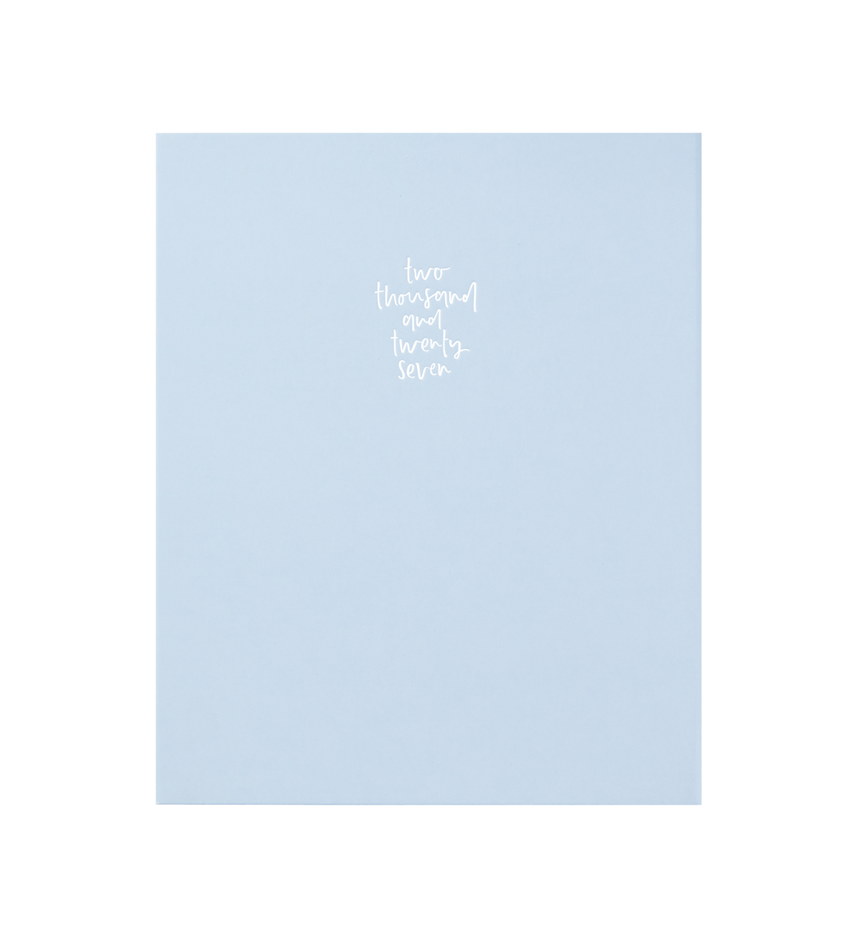 2027 Planner Horizontal Forget Me Not