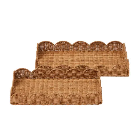 Rectangular Rattan Tray