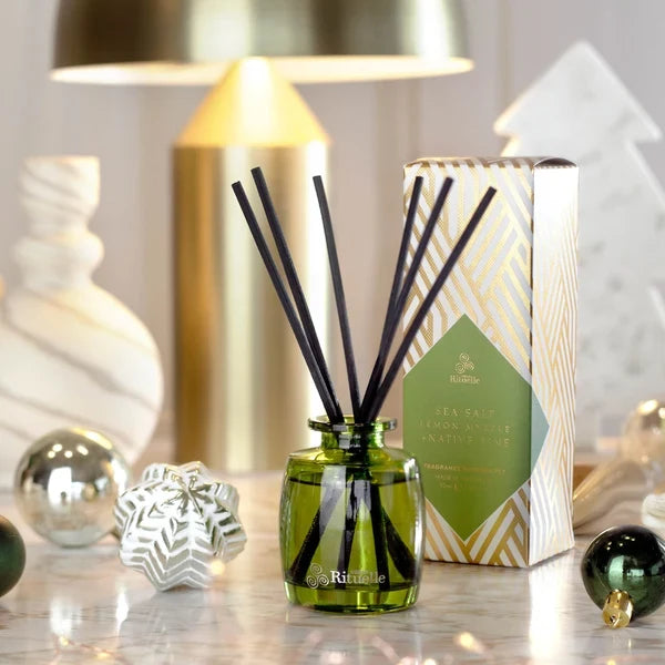 Sea Salt, Lemon Myrtle + Native Pine Mini Fragrance Diffuser Set