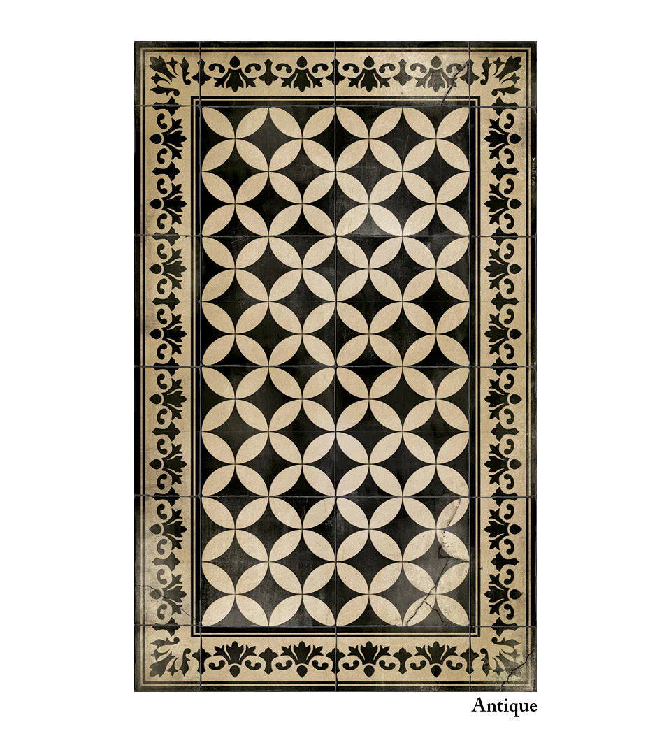Beija Flor Sofi Black and White Antique