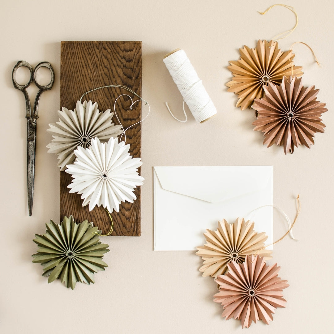 Olive Green Hanging Star Ornament