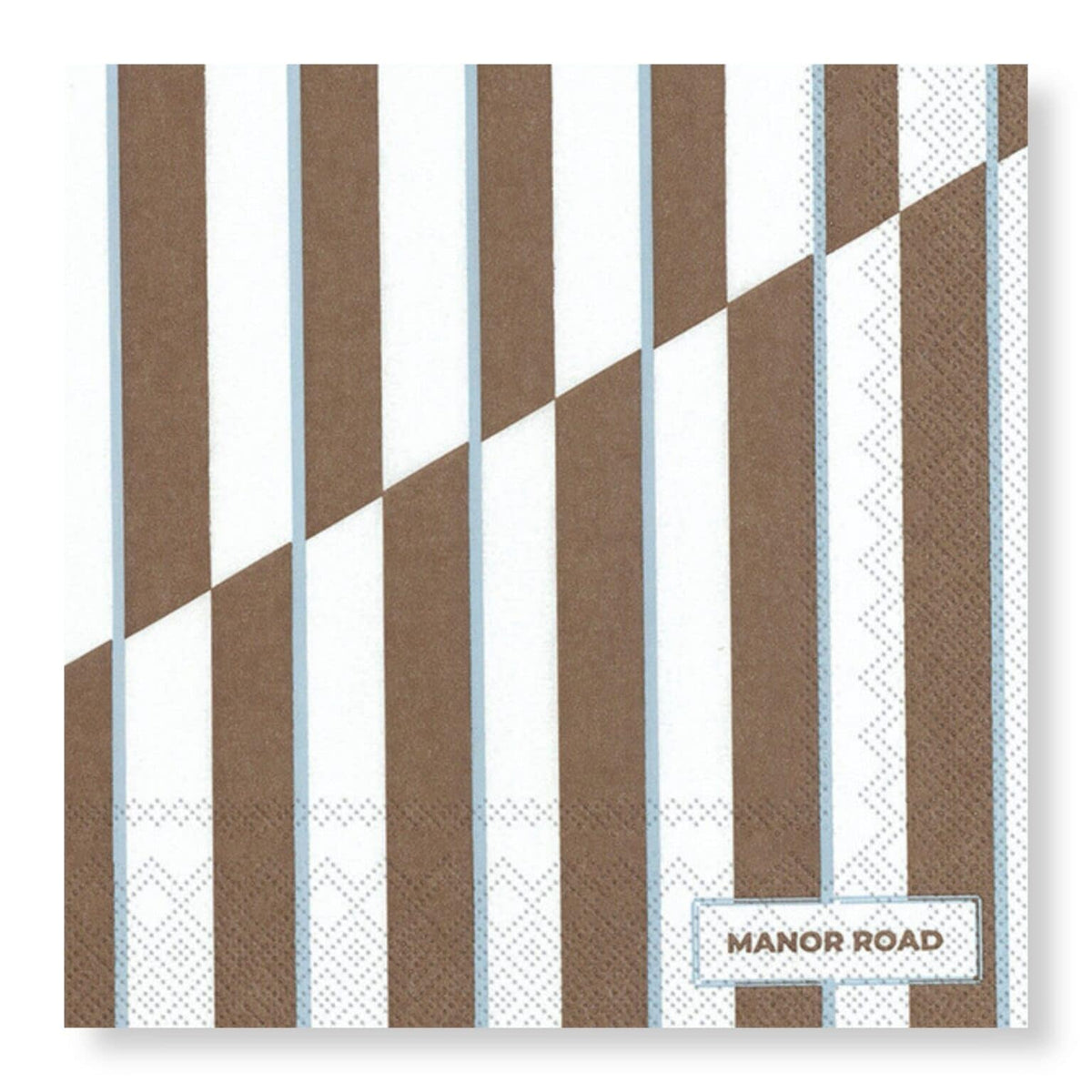Toffee Stripes Luncheon Napkins