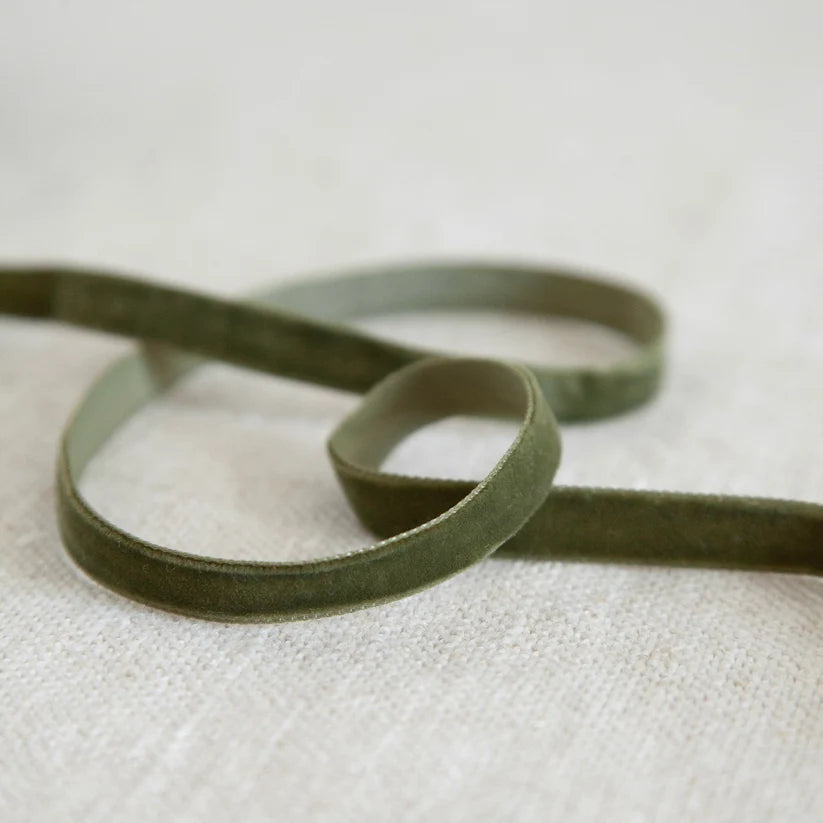 Velvet Ribbon Winter Green