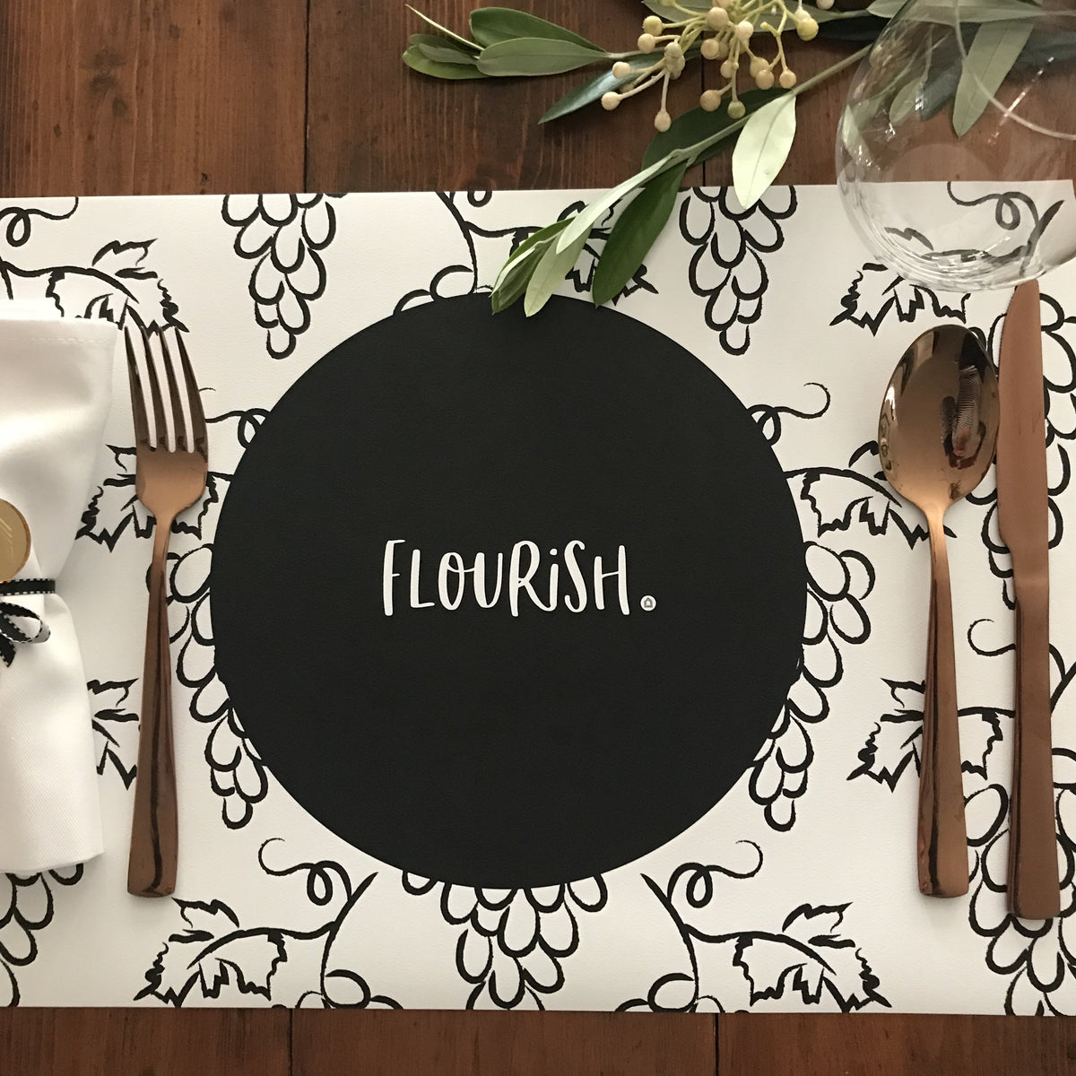 Paper Placemats - Flourish