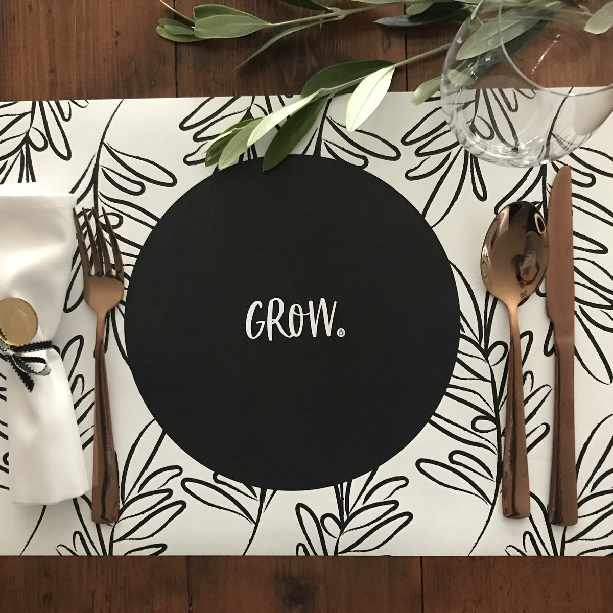 Flourish Series Paper Placemat