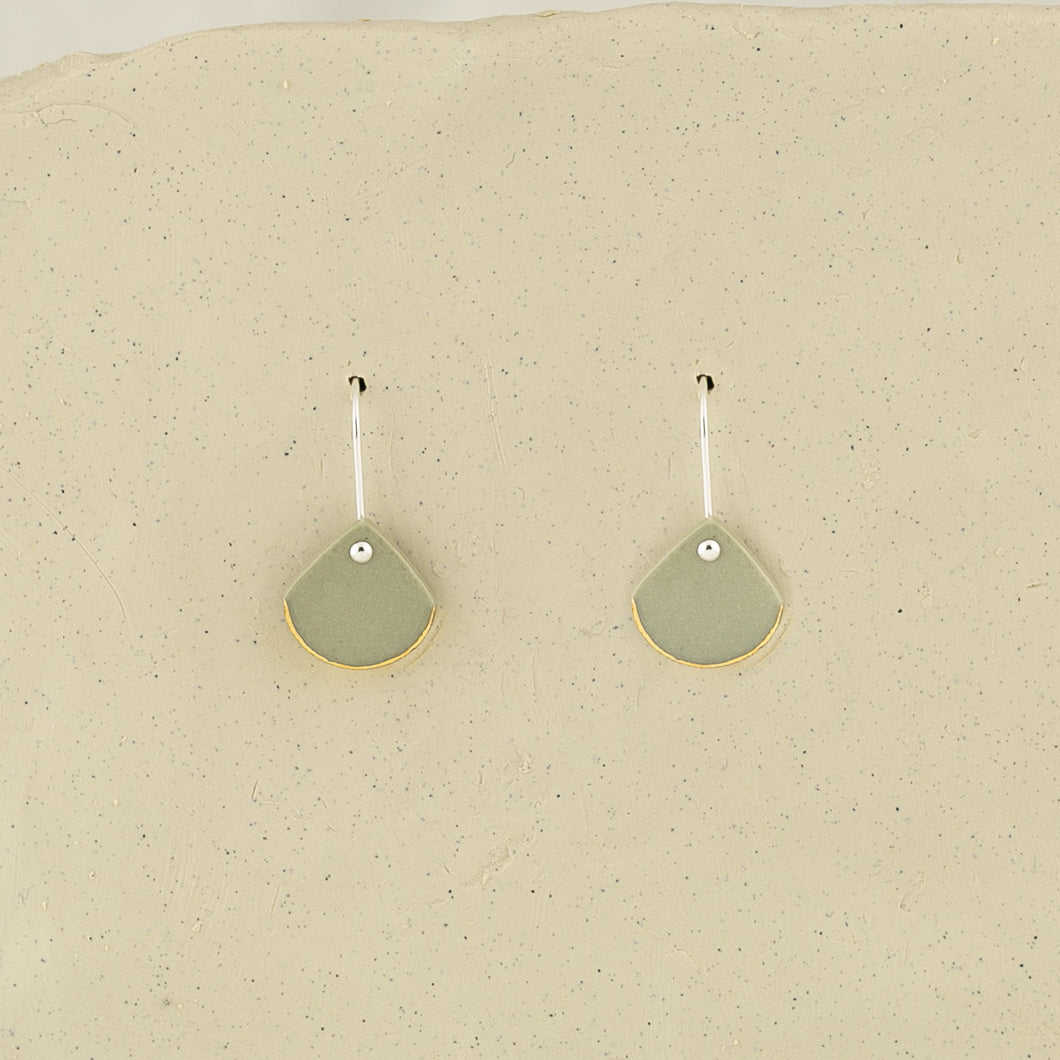 Droplet Earrings Eucalyptus