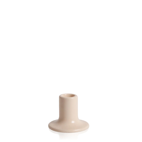 Alabaster Ceramic Candle Holder - Small