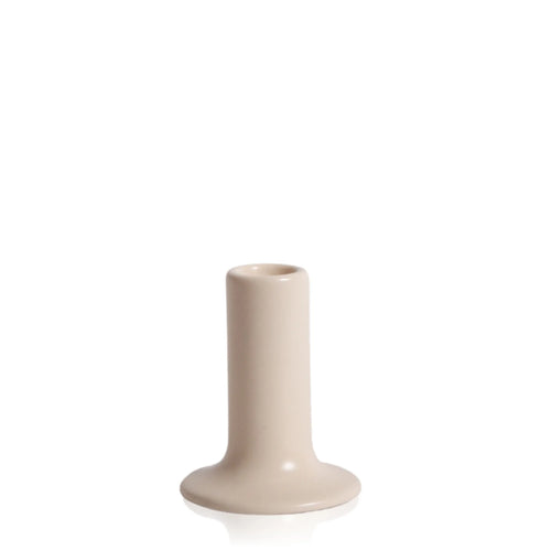 Alabaster Ceramic Candle Holder - Medium