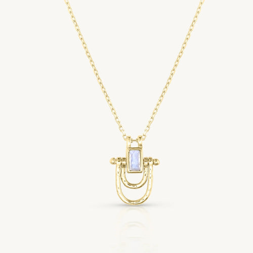 Allegra Moonstone Gold Necklace