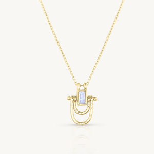 Allegra Moonstone Gold Necklace