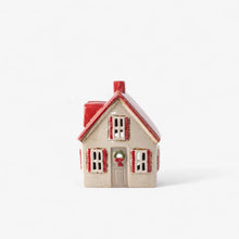 Alsace Tea Light Cottage Cream with Shutters