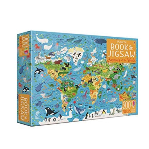 Usborne Book and Jigsaw - Animals of the World