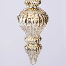 Antiqued Glass Hanging Finial Small
