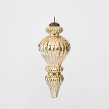 Antiqued Glass Hanging Finial Small