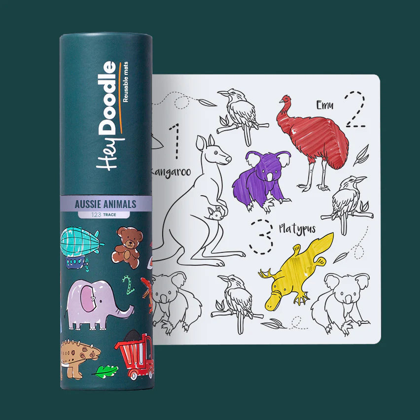 HeyDoodle 123 | Aussie Animals - Regular Mat HeyDoodle 123 | Aussie Animals - Regular Mat