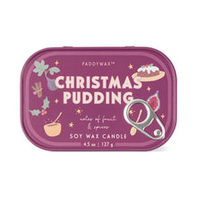 Bistro Candle Tin Christmas Pudding