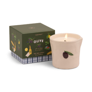 Olive Soy Wax Bistro Candle