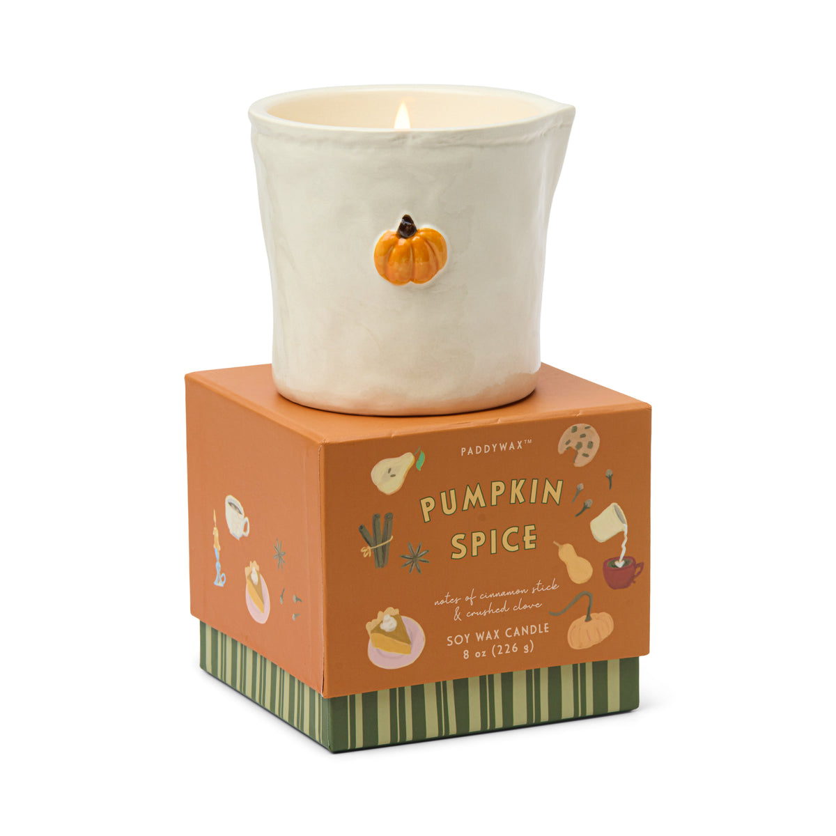 Pumpkin Spice Bistro Ceramic Candle