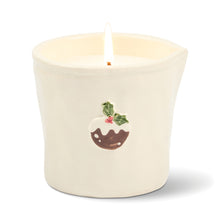 Bistro Ceramic Candle Christmas Pudding
