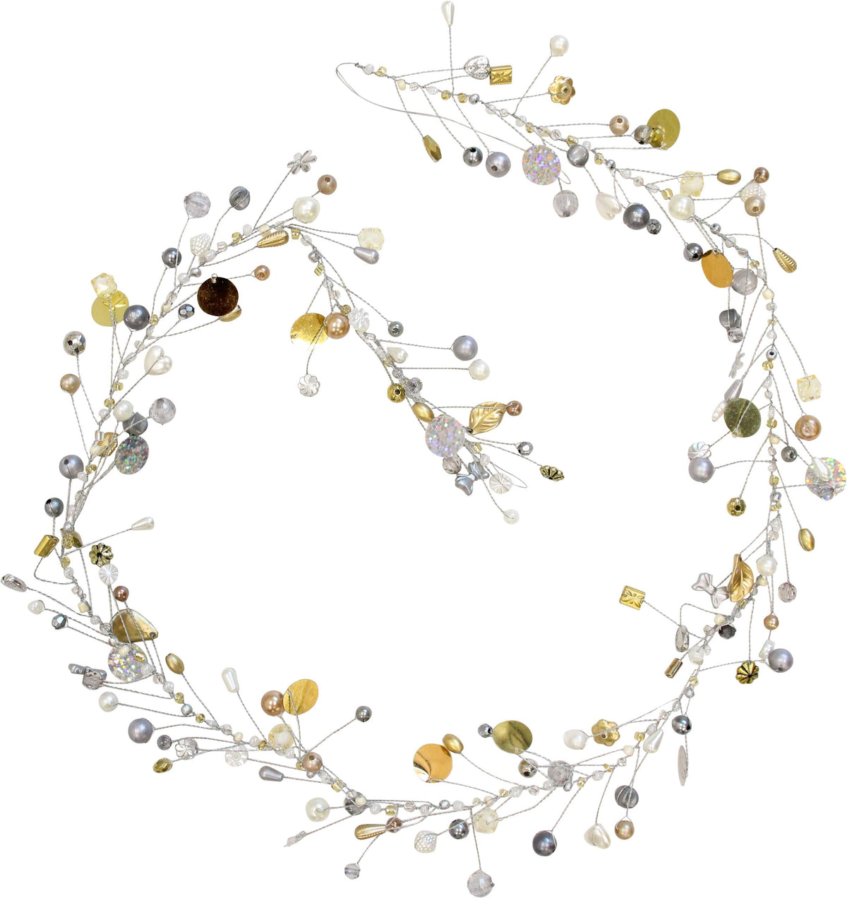 Beaded Garland Champagne
