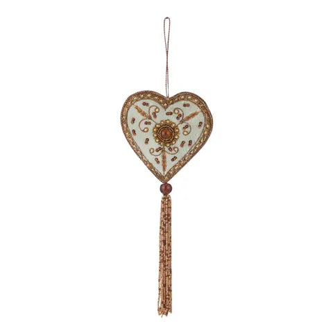 Beaded Heart Decoration