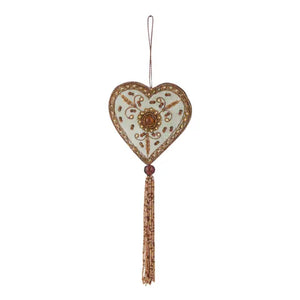Beaded Heart Decoration