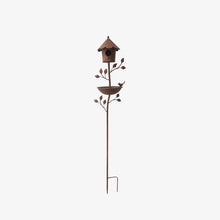 Birdhouse Garden Stake