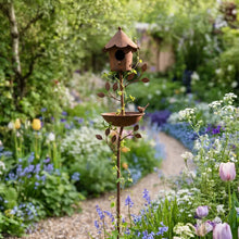 Birdhouse Garden Stake