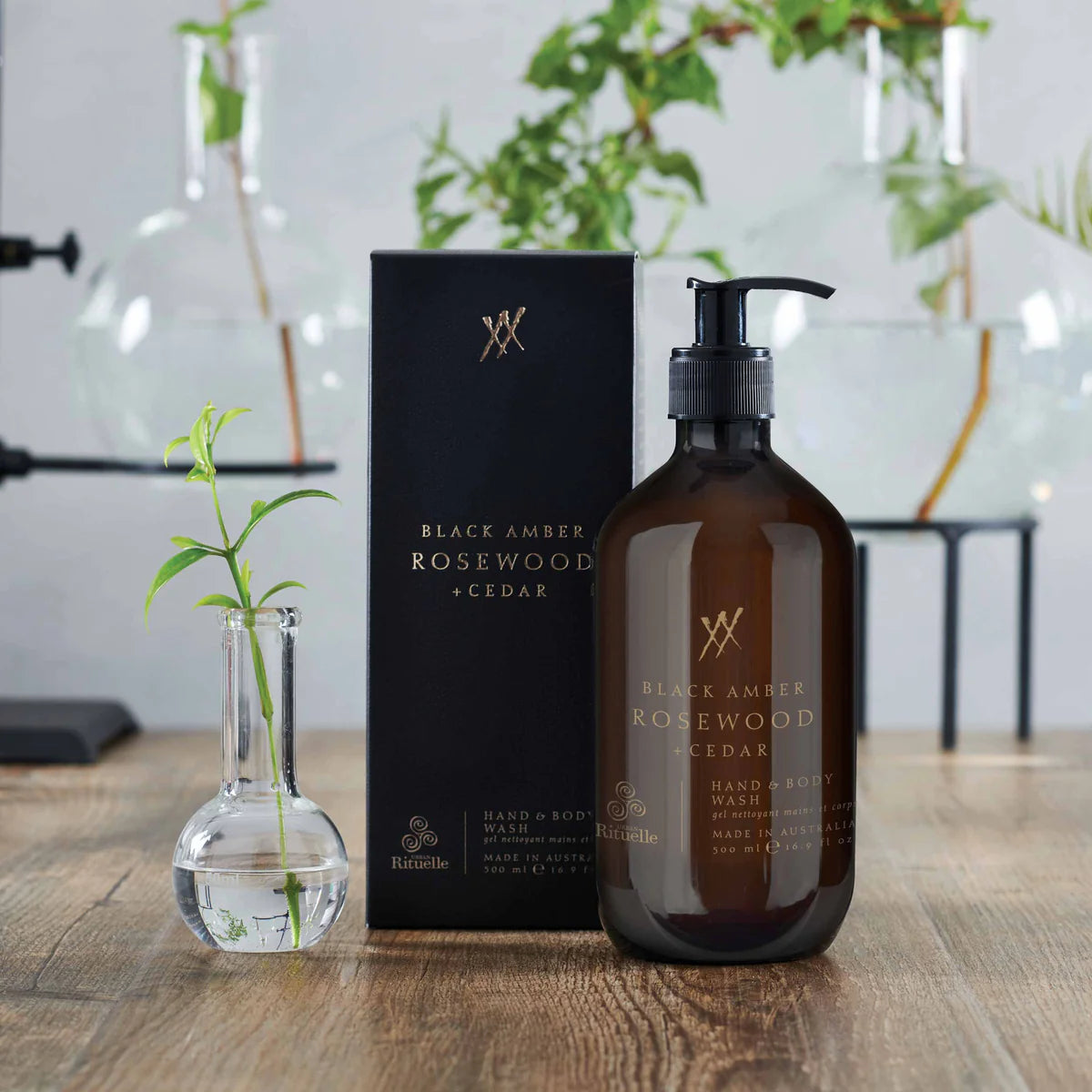 Black Amber Hand and Body Wash