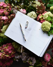 Rollerball Pen - Blooms In White