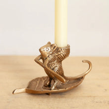 Bramble Brass Candle Holder