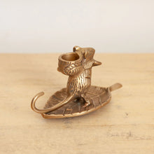 Bramble Brass Candle Holder