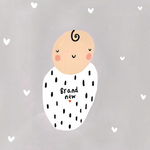 Brand New Baby Greeting Card