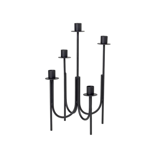 Broste Farri Candlestick Holder Black