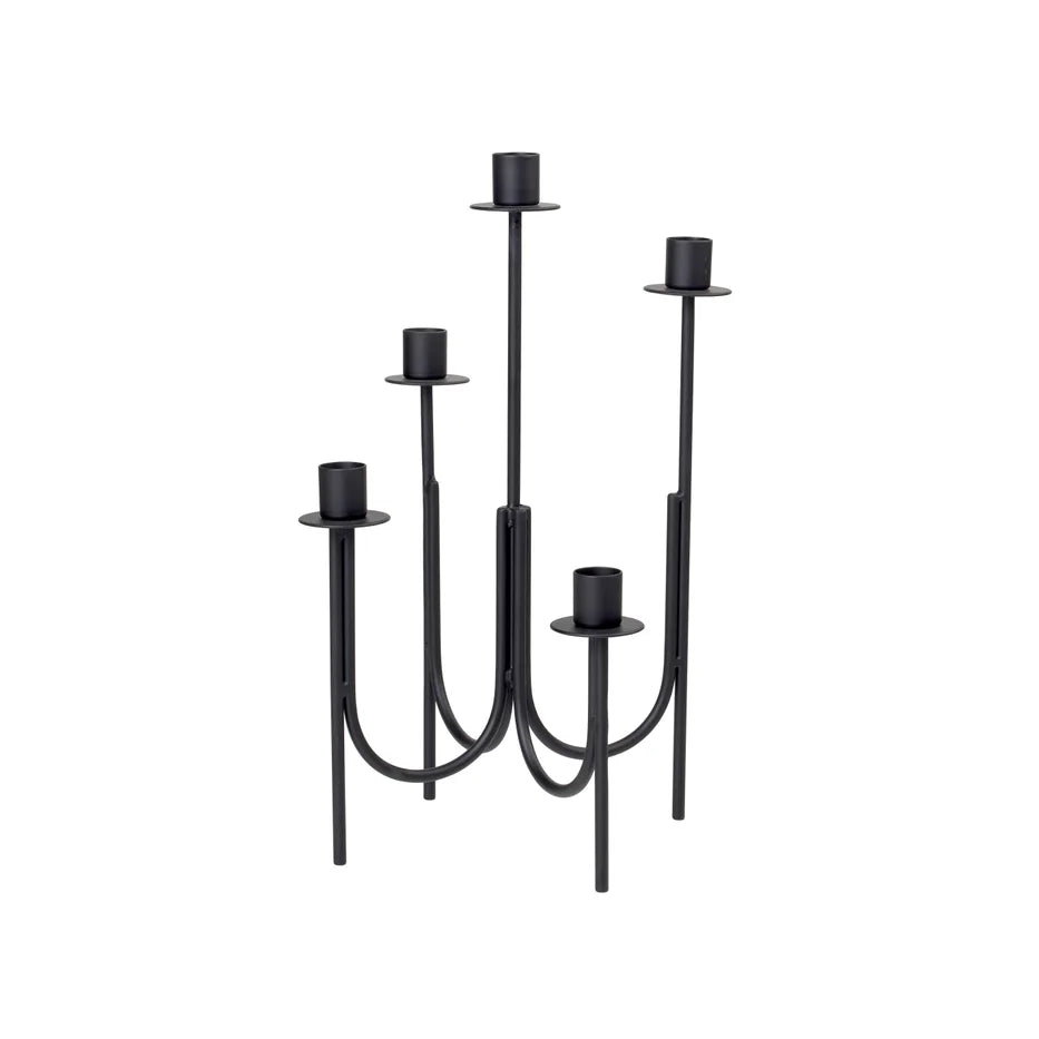 Broste Farri Candlestick Holder Black