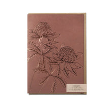 Brown Waratahs Greeting Card